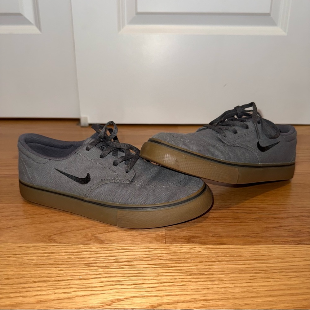 Nike Charcoal Sneakers with Black Logo